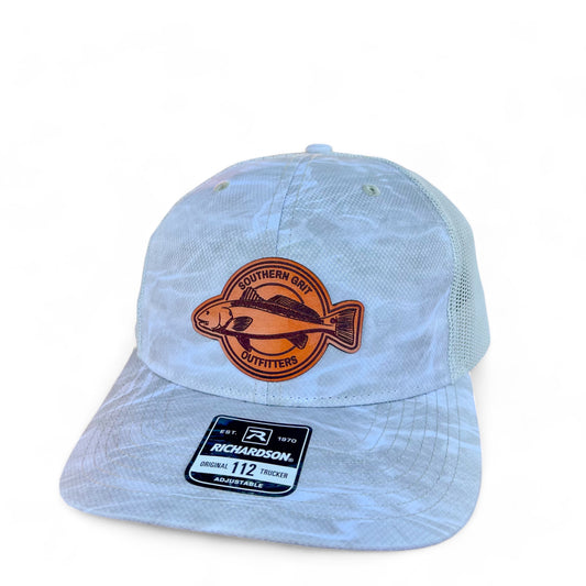 Southern Grit Genuine Leather Redfish Hat