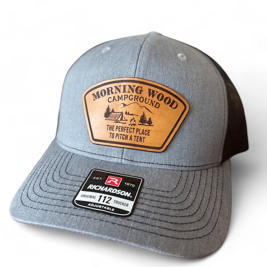 Morning Wood Leather Patch Hat