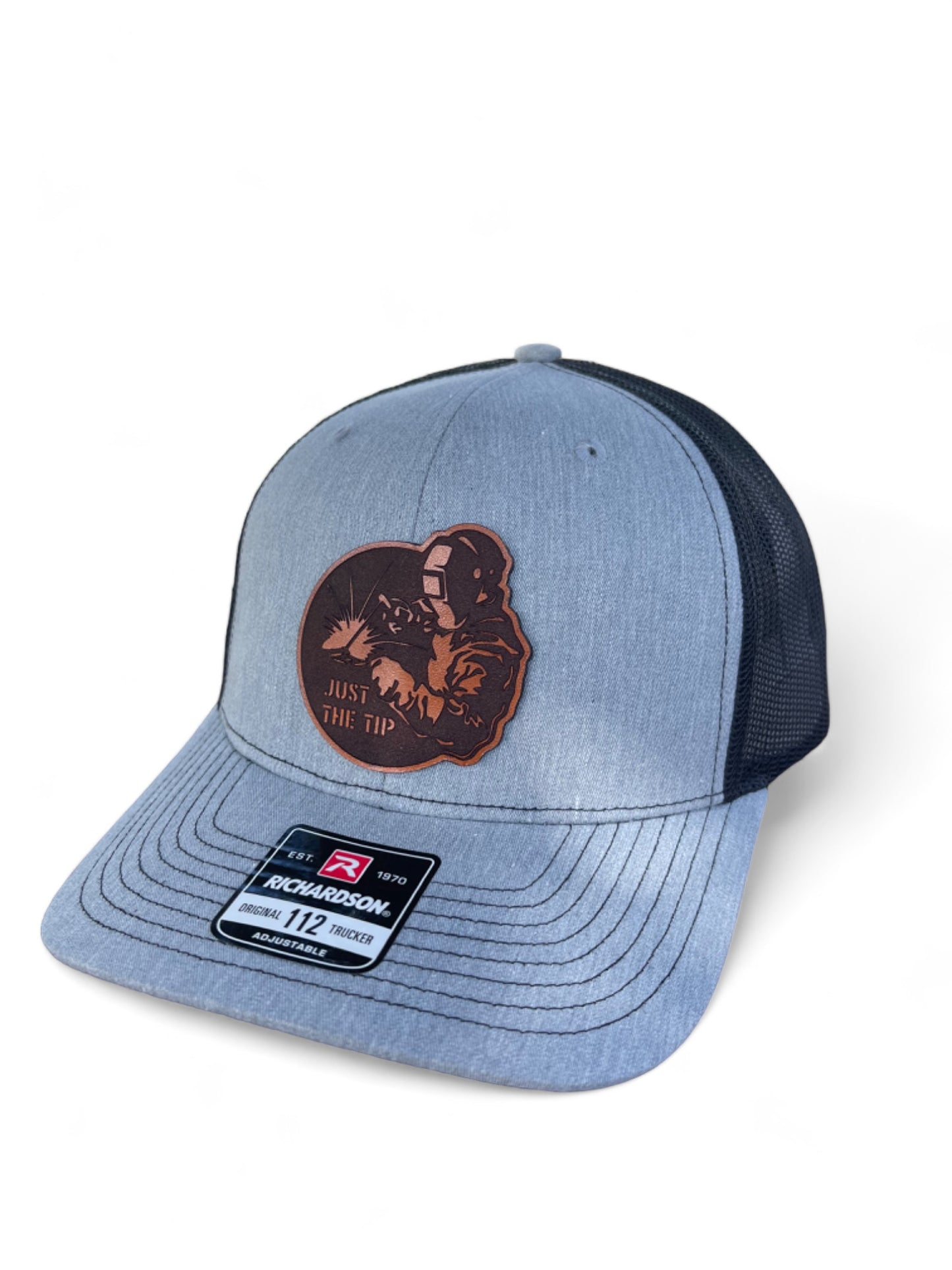 Welder Just The Tip Leather Patch Hat