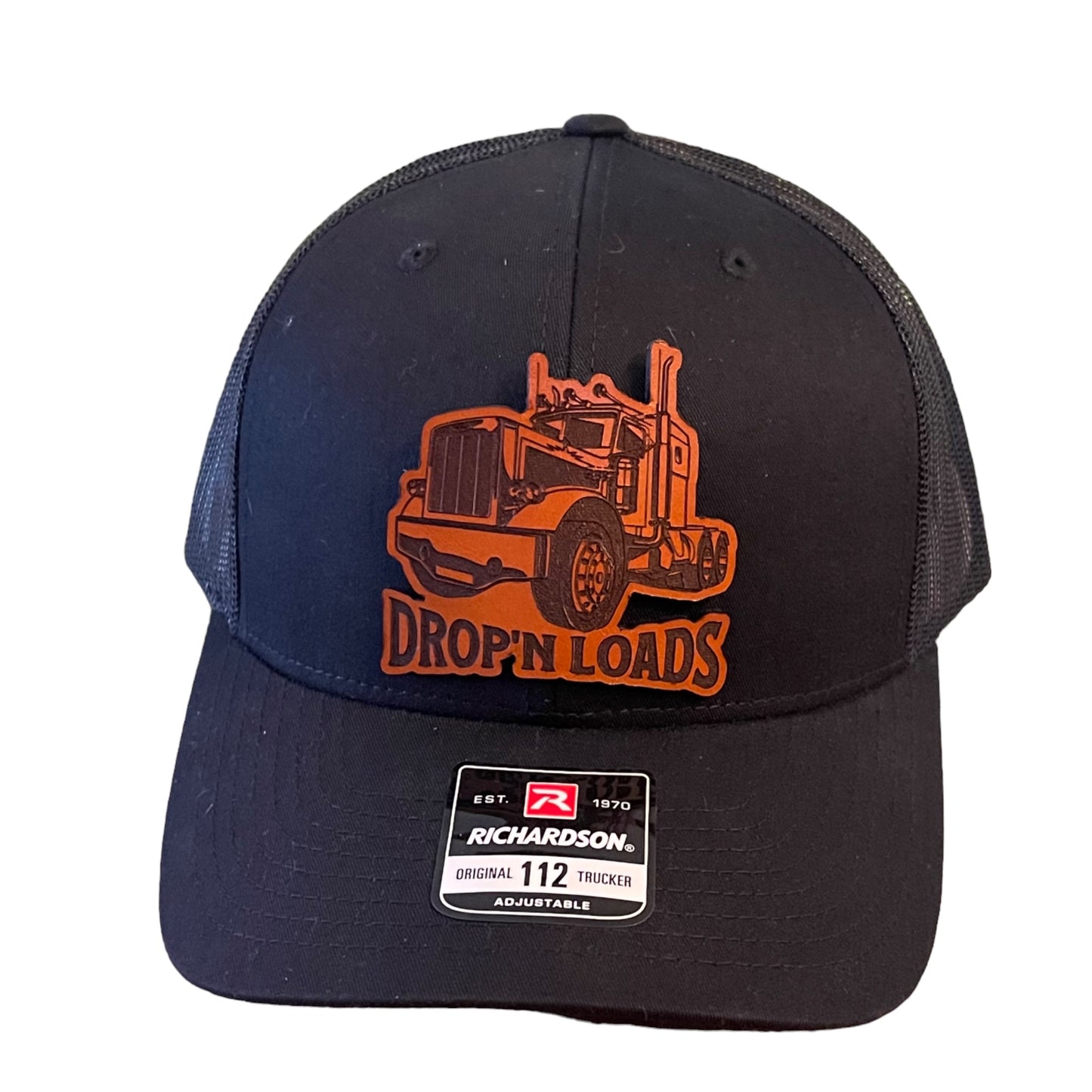 Trucker Drop’n Loads Leather Patch Hat