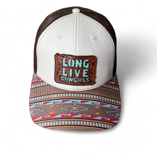 Long Live Cowgirls Leather Patch Hat