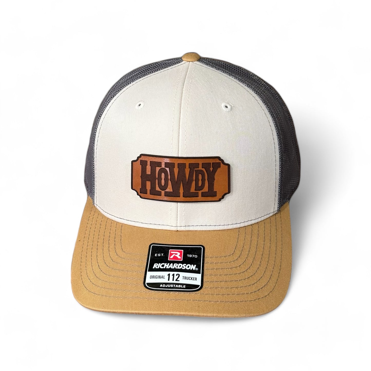 Howdy Leather Patch Hat